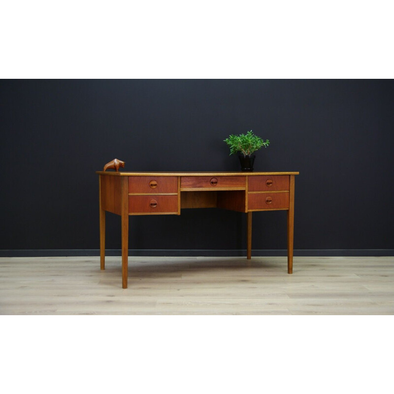 Vintage Danish desk in teak