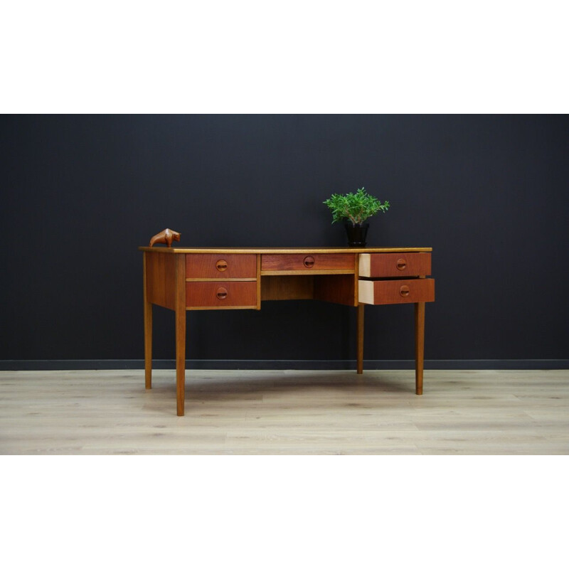 Vintage Danish desk in teak