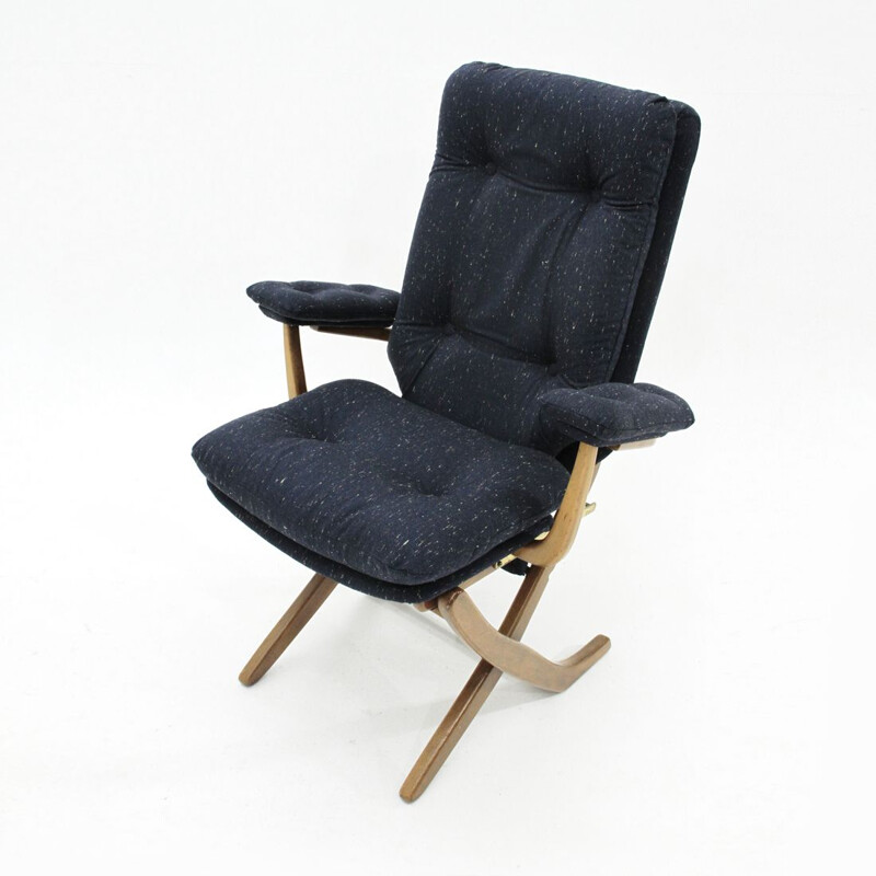 Fauteuil vintage inclinable italien