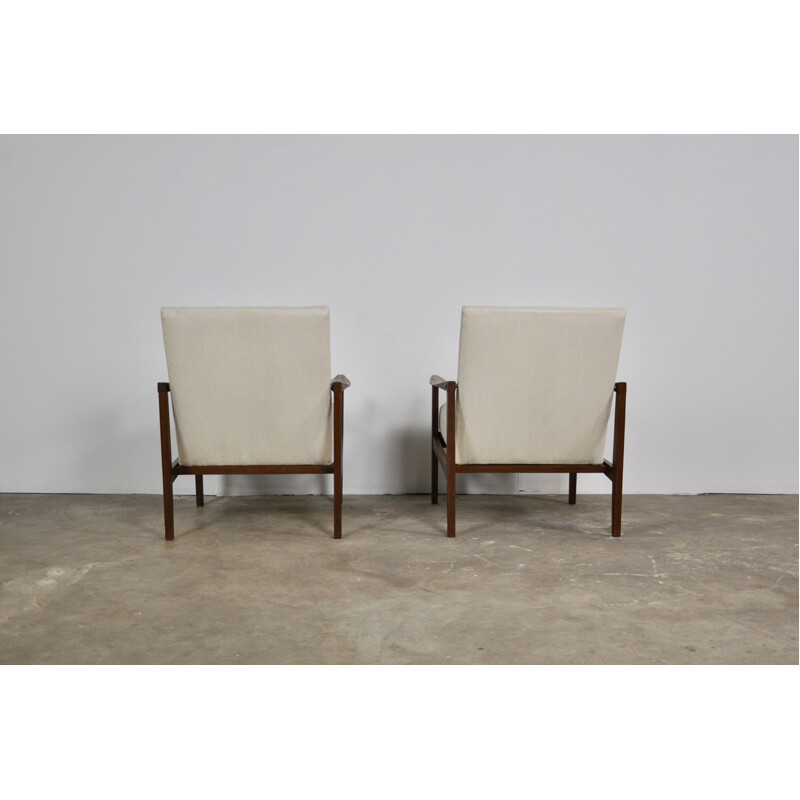 Set of 2 vintage Scandinavian armchairs