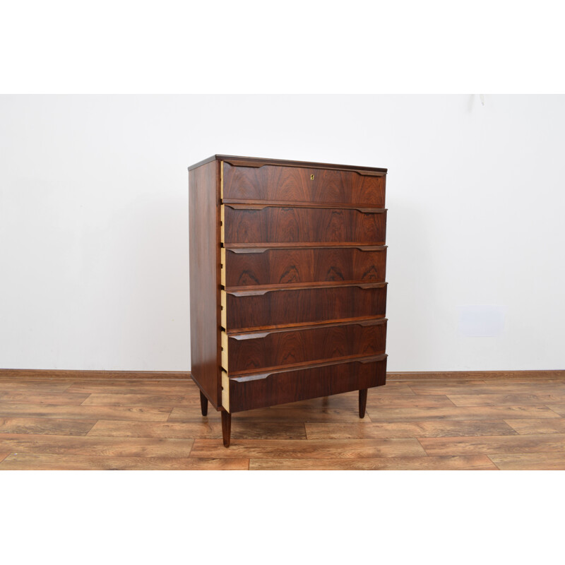 Vintage rosewood chest of drawers by Trekanten