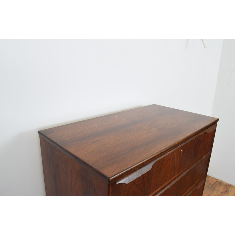 Vintage rosewood chest of drawers by Trekanten