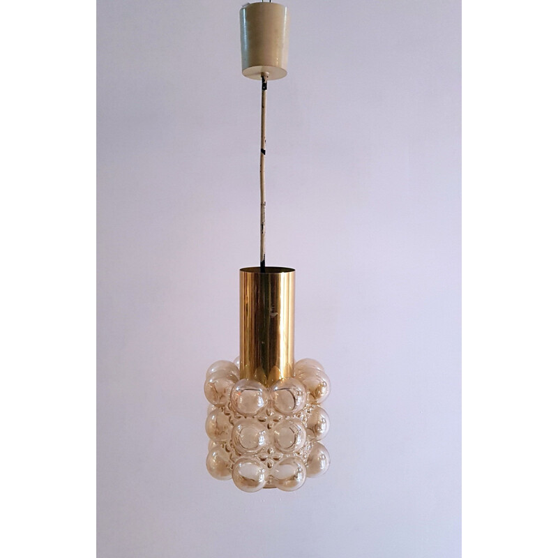 Set of 2 vintage limburg bubble hanging lamp by Helena Tynell