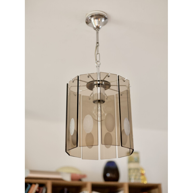 Vintage hanging lamp by Gino Vistosi