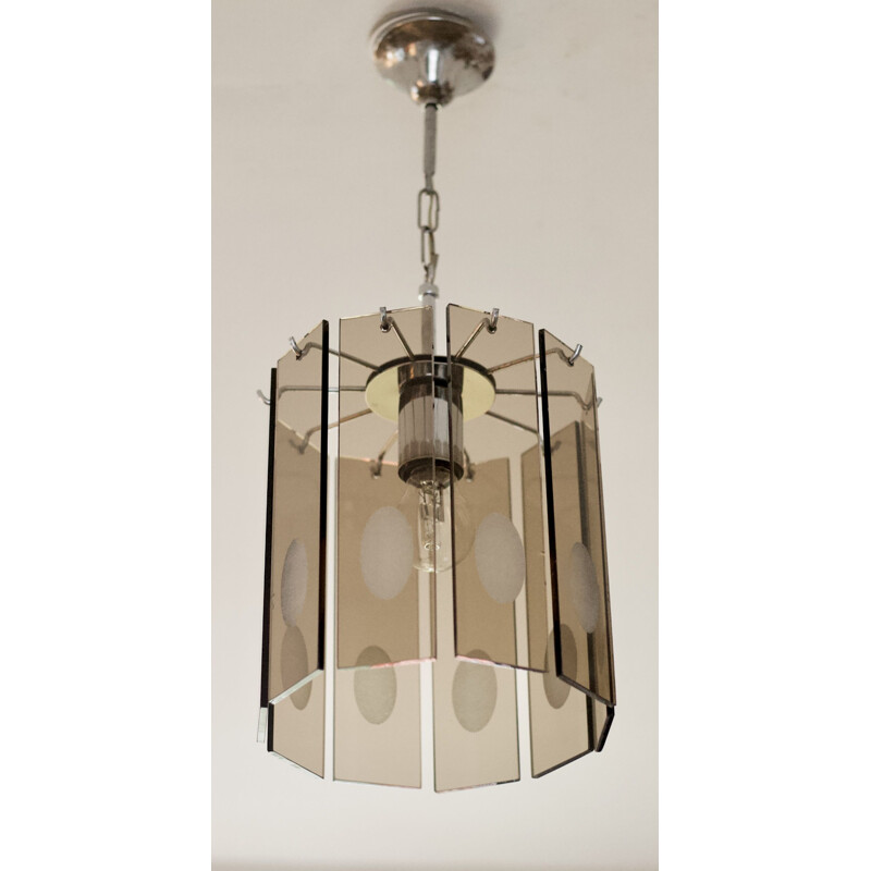 Vintage hanging lamp by Gino Vistosi