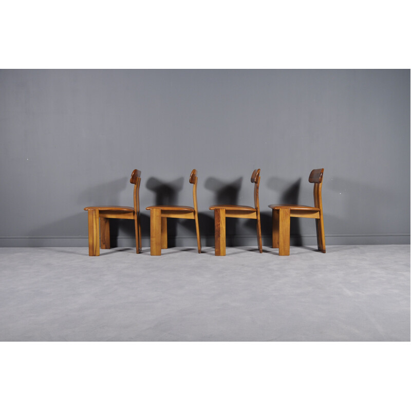 Set of 4 vintage Italian Dining chairs from Girgi Mobil