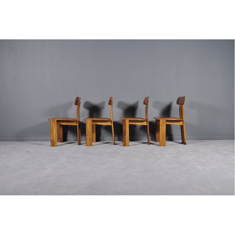 Set of 4 vintage Italian Dining chairs from Girgi Mobil
