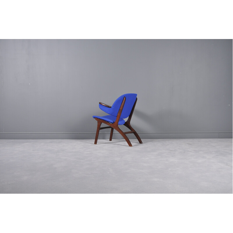 Fauteuil vintage en teck danois par Carl Edward Matthes