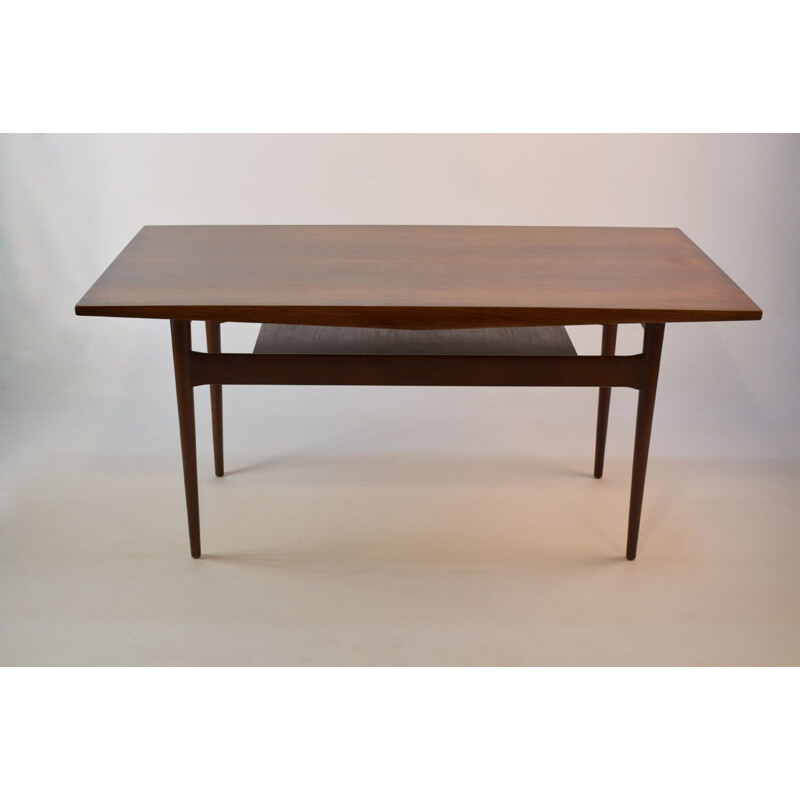 Vintage Scandinavian coffee table in rosewood