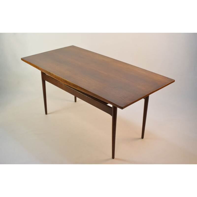 Vintage Scandinavian coffee table in rosewood