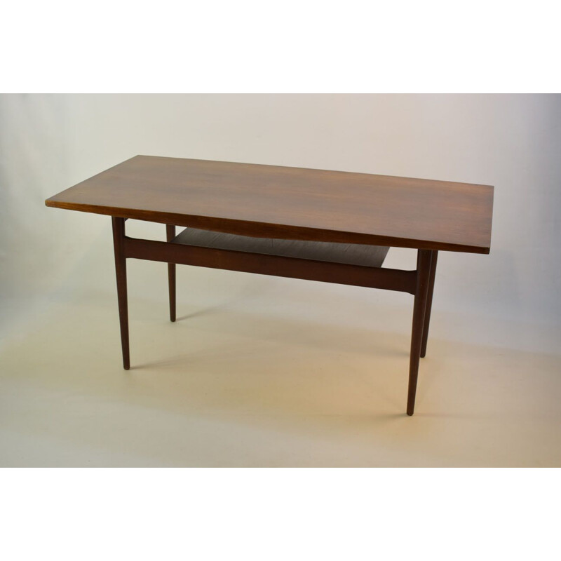 Vintage Scandinavian coffee table in rosewood