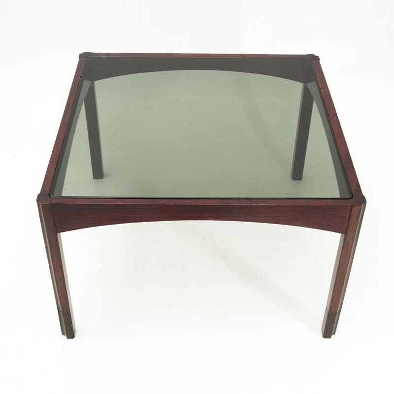 Vintage Italian square coffee table