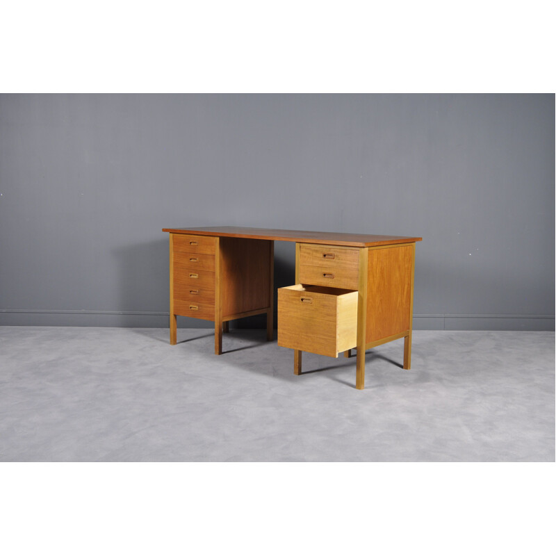 Vintage Scandinavian teak desk