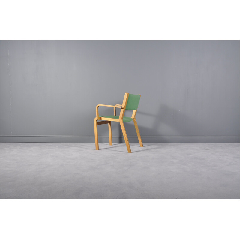 Vintage oak armchair by Rud Thygesen and Johnny Sorensen for Magnus Olesen