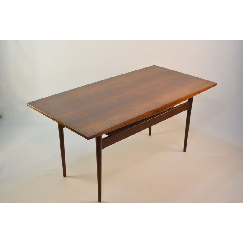 Vintage Scandinavian coffee table in rosewood