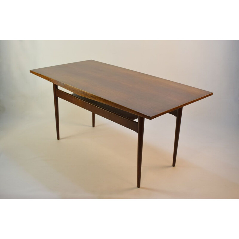 Vintage Scandinavian coffee table in rosewood