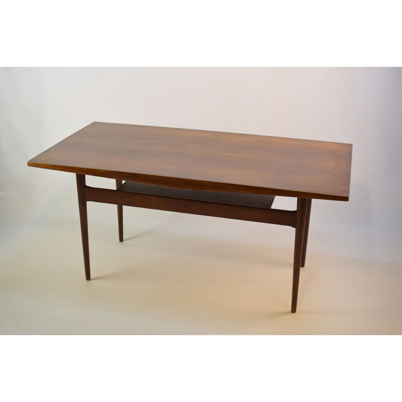 Vintage Scandinavian coffee table in rosewood