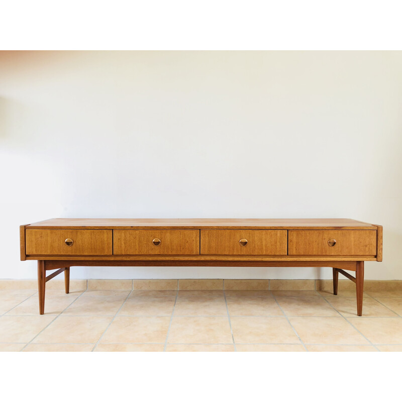 Vintage Scandinavian sideboard in teak