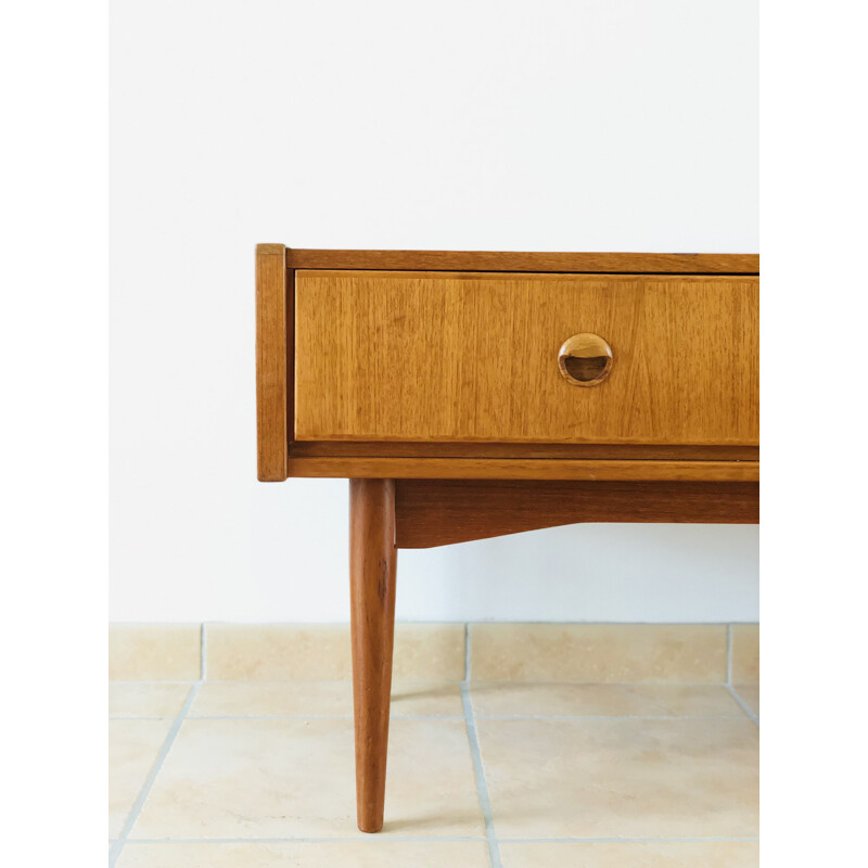 Enfilade vintage scandinave basse en teck