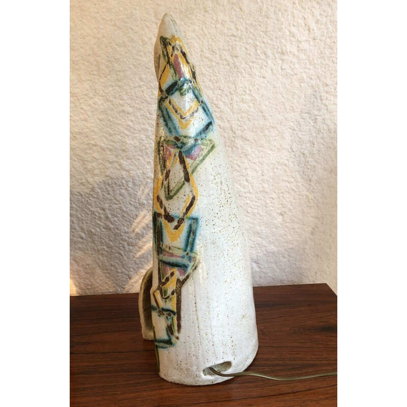 Vintage ceramic lamp Accolay