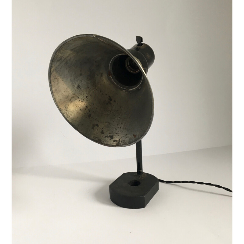 Vintage industrial Bauhaus desk lamp for Sirius Schweinfurt (SIS)