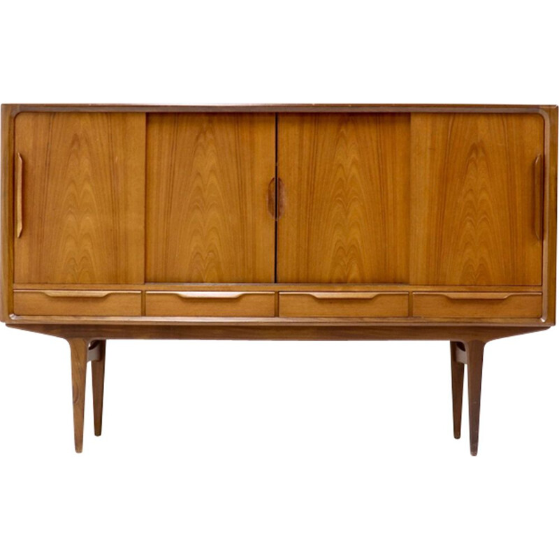 Vintage Danish highboard in teak