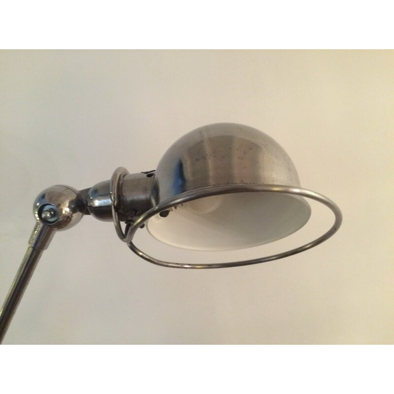 Lampe industrielle Jieldé en acier chromé, J L DOMECQ - 1950