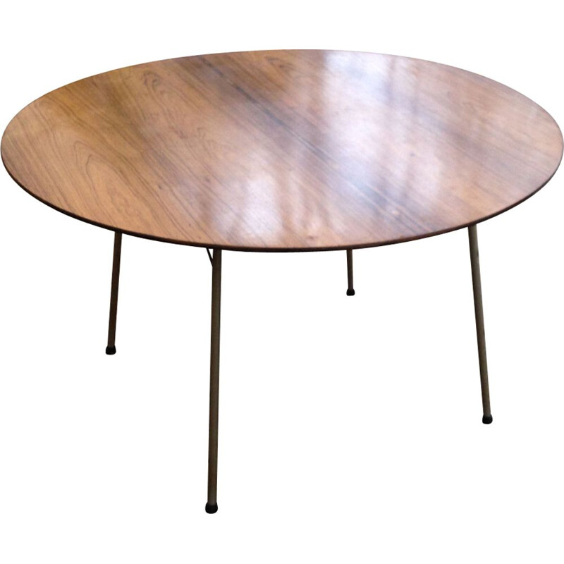 Table vintage de Arne Jacobsen en palissandre 1960