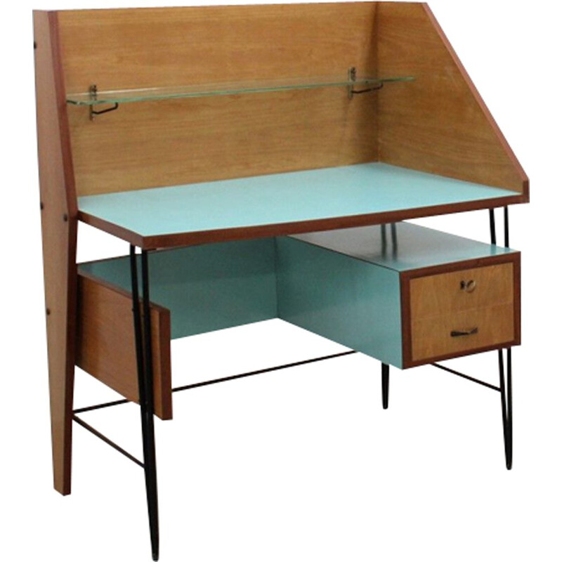 Vintage Italian desk with formica top