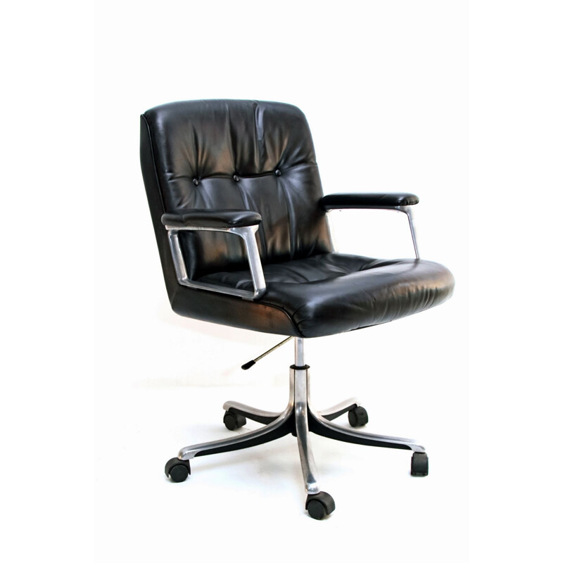 Vintage office chair P128 by Osvaldo Borsani for Tecno