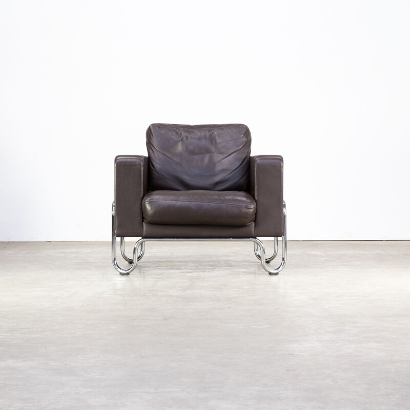 Suite de 2 fauteuils vintage hollandais "441 B1" par W.H. Gispen