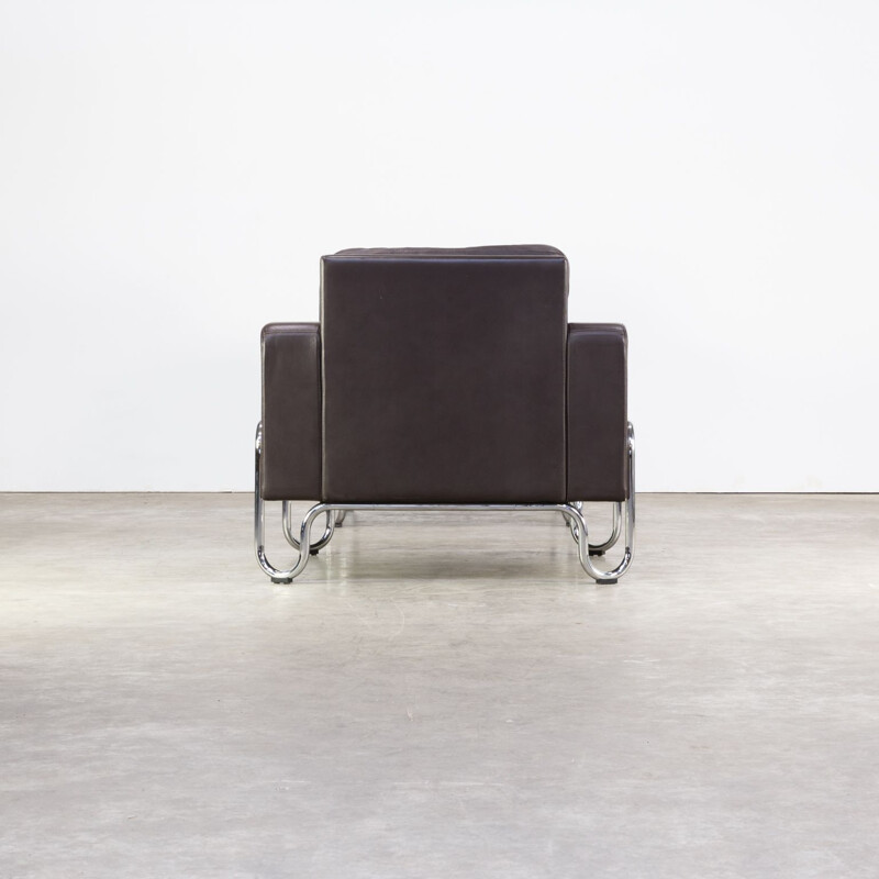 Suite de 2 fauteuils vintage hollandais "441 B1" par W.H. Gispen
