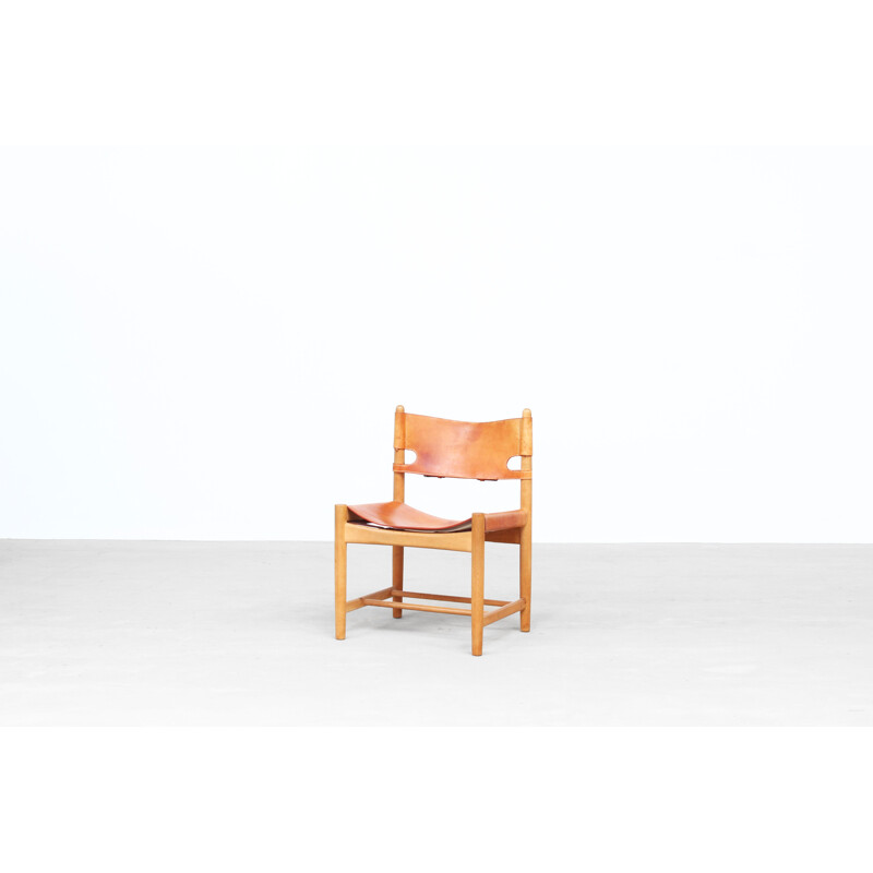 Suite de 4 chaises vintage danoises "3237" par Borge Mogensen pour Fredericia