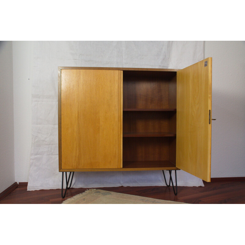 Vintage cabinet in walnut and ash by Georg Satink for Wk Möbel