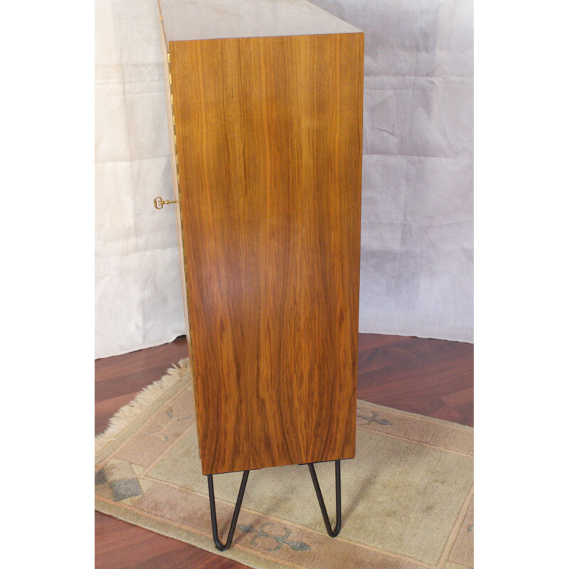 Vintage cabinet in walnut and ash by Georg Satink for Wk Möbel