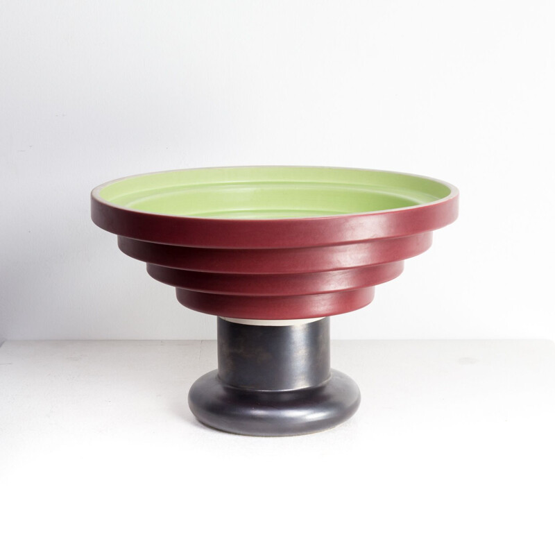 Vase vintage par Ettore Sottsass pour Bitossi Montelupo