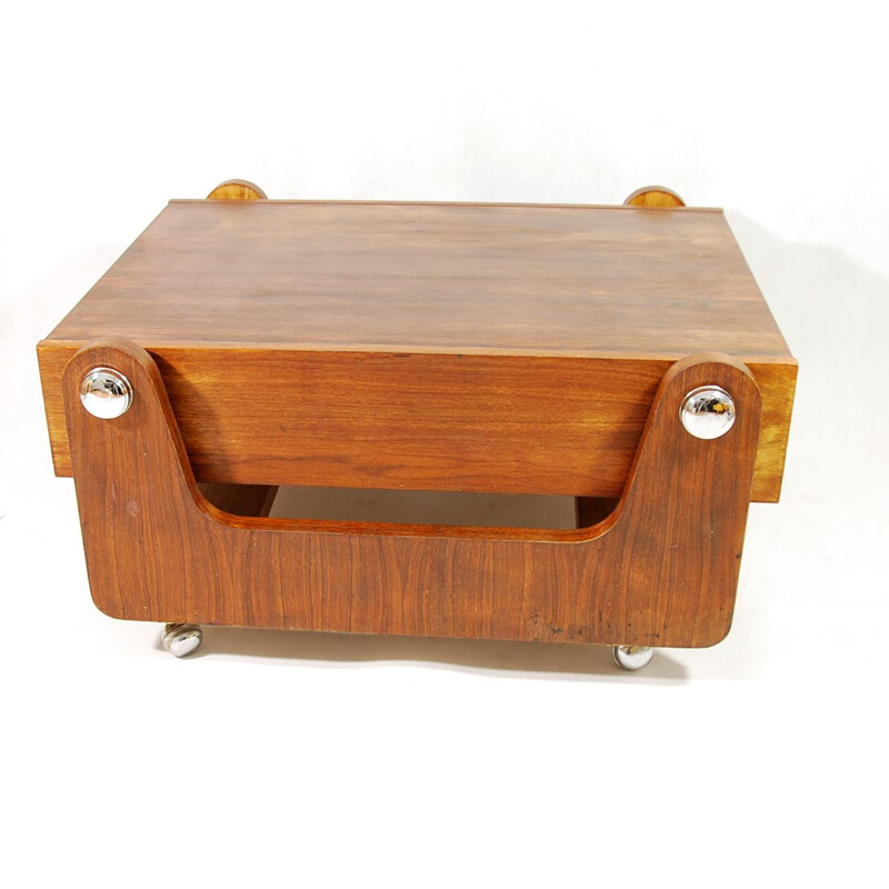 Vintage Danish coffee table in teak