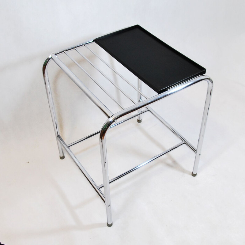 Vintage Czech side table in art deco style