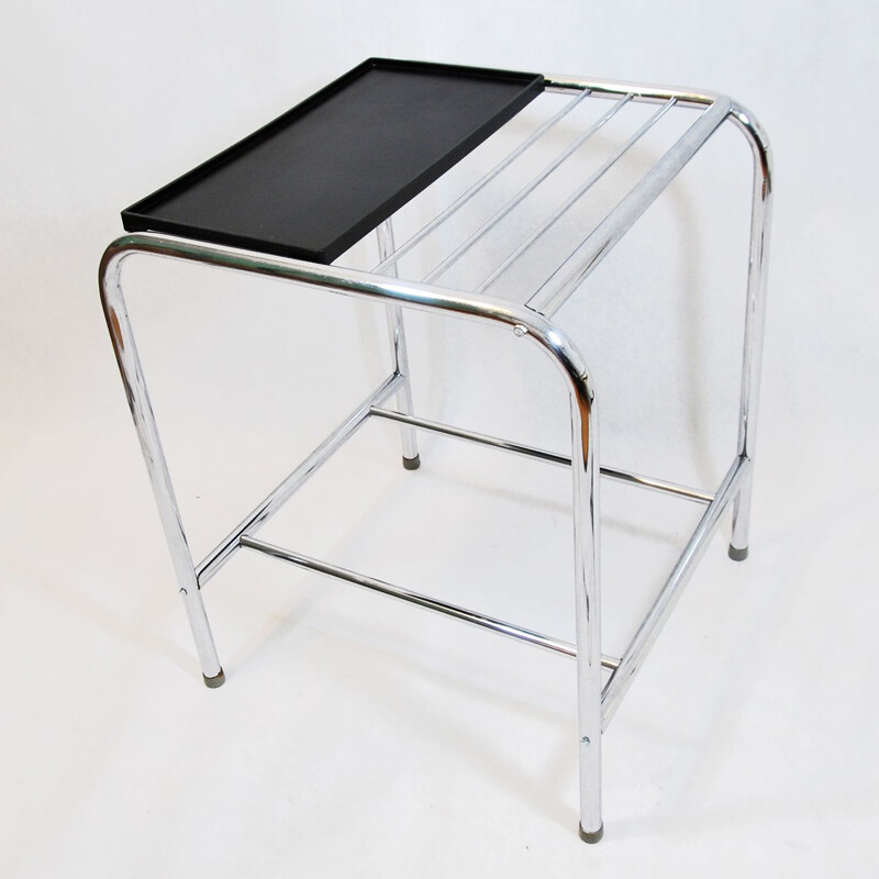 Vintage Czech side table in art deco style