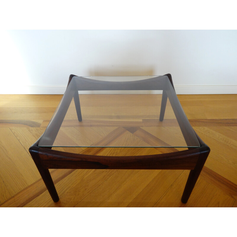 Vintage side table in rosewood by Kristian Vedel