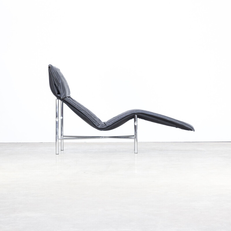 Vintage lounge chair Skye in leather by Tord Björklund