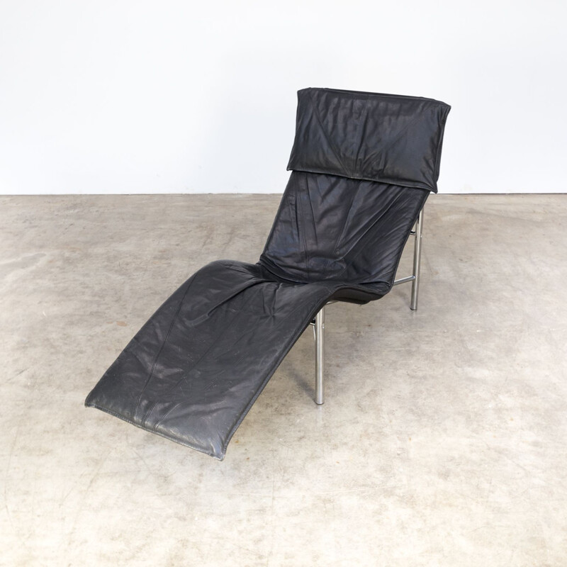 Vintage lounge chair Skye in leather by Tord Björklund