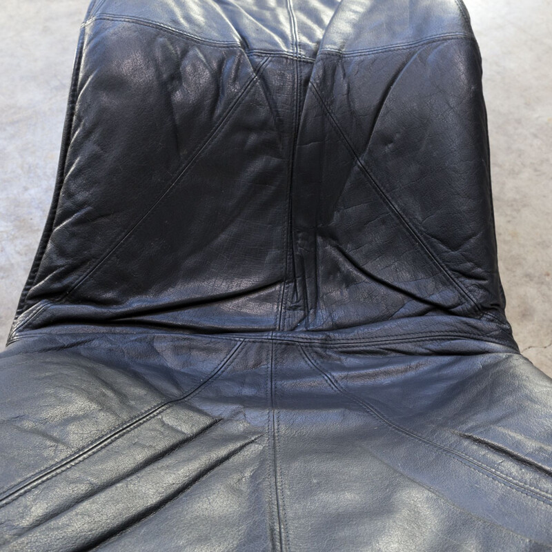 Vintage lounge chair Skye in leather by Tord Björklund