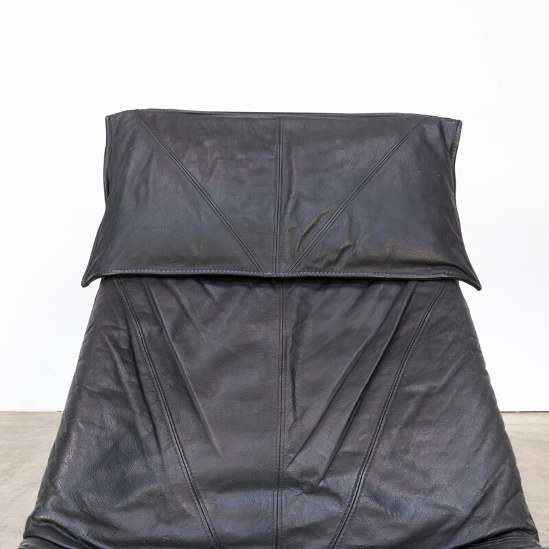 Vintage lounge chair Skye in leather by Tord Björklund