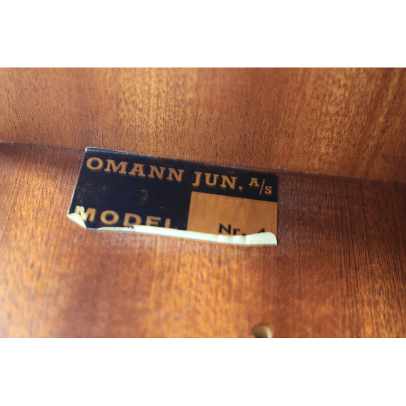 Set of  2 vintage rosewood sideboard by Omann Jun