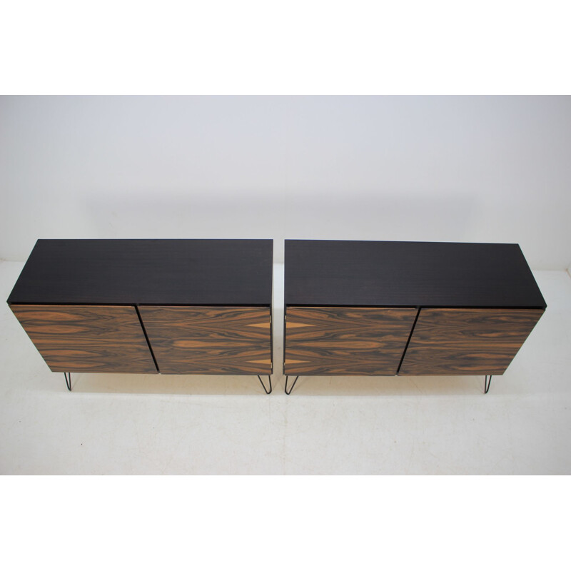 Set of  2 vintage rosewood sideboard by Omann Jun