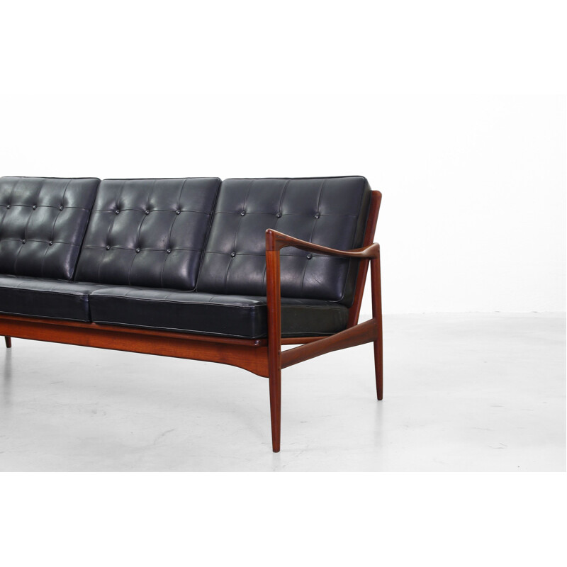 Vintage 3-seater sofa by Ib Kofod Larsen for OPE Mobler