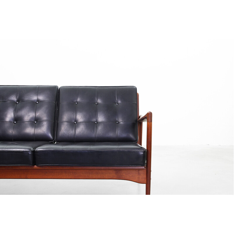 Vintage 3-seater sofa by Ib Kofod Larsen for OPE Mobler