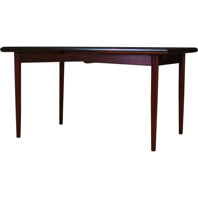 Vintage Danish dining table in rosewood