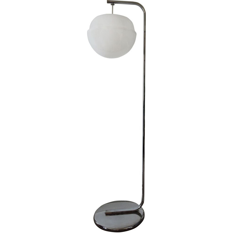 Lampadaire vintage  globe en chrome